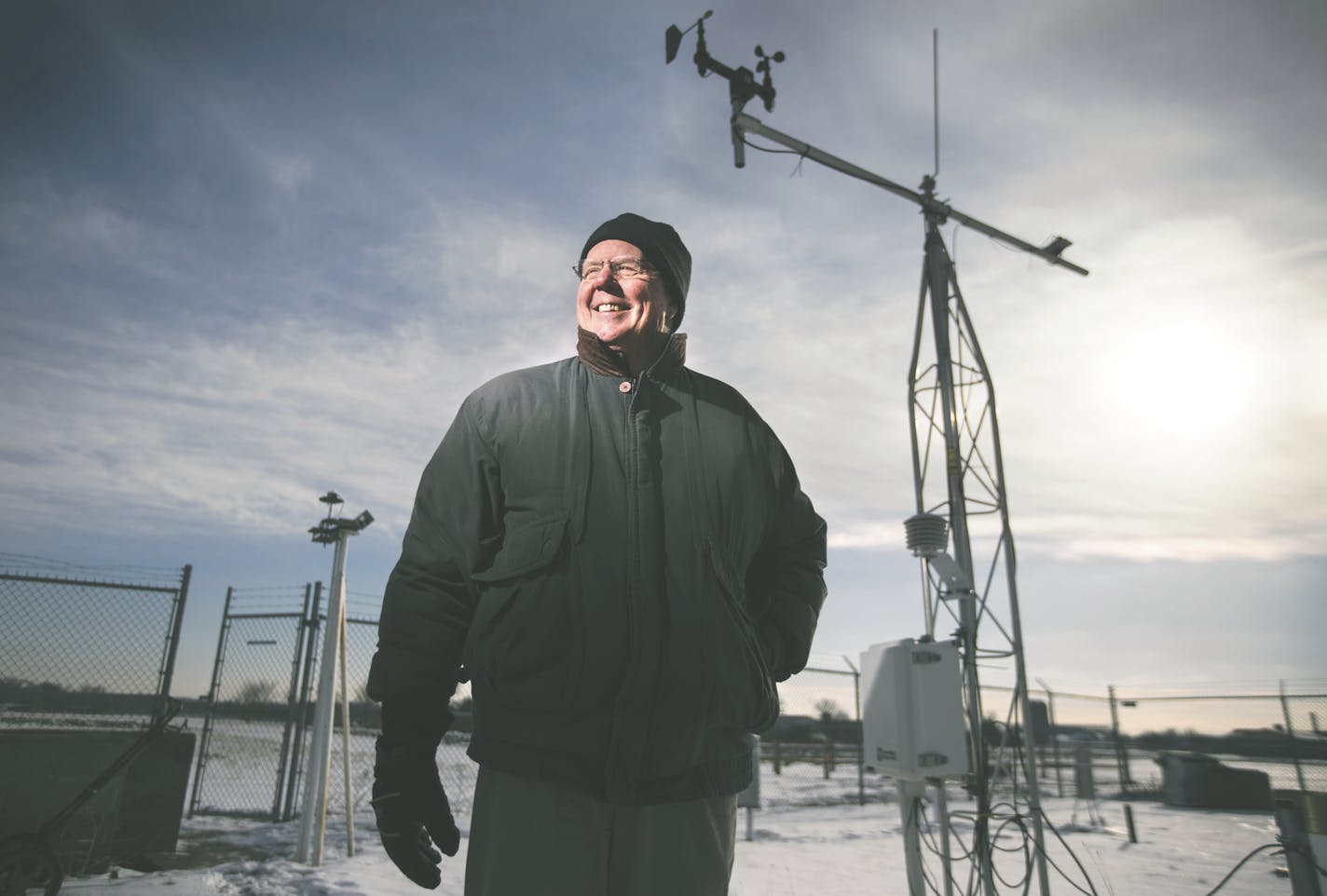 University of Minnesota professor Mark Seeley poses for a photo at the weather station. ] LEILA NAVIDI &#xef; leila.navidi@startribune.com BACKGROUND INFORMATION: University of Minnesota professor Mark Seeley poses for a photo at the weather station at the University of Minnesota Twin Cities campus in St. Paul on Friday, December 22, 2017. For four decades, the U of M's Mark Seeley has been the go-to authority for weather info. He's provided his expertise on everything from when farmers will be