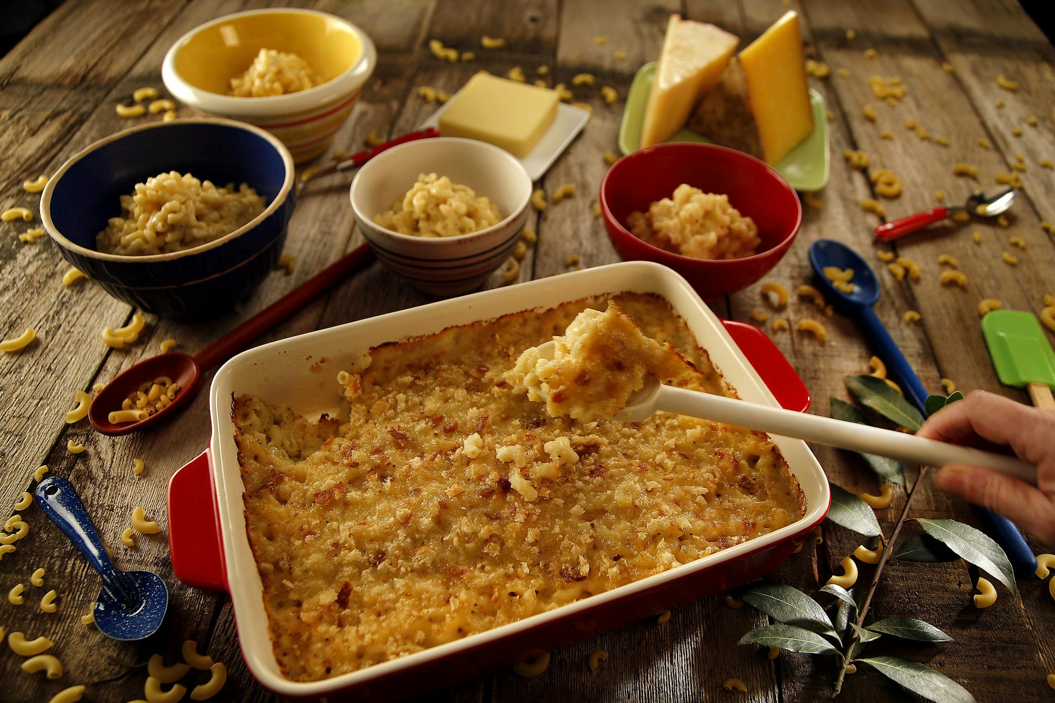 Not much beats home-made mac and cheese, especially when your kids help out.