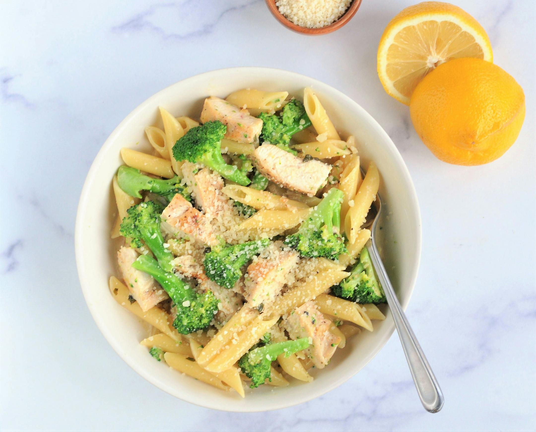 Creamy Lemon Chicken and Broccoli Pasta brings sunshine to your kitchen, regardless of what the weather is outside. Photo and recipe by Meredith Deeds, Special to the Star Tribune