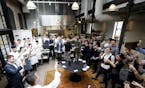Chef and owner of Spoon and Stable Gavin Kaysen toasted the staff on the day the restaurant was nominated for Best New Restaurant by The James Beard F