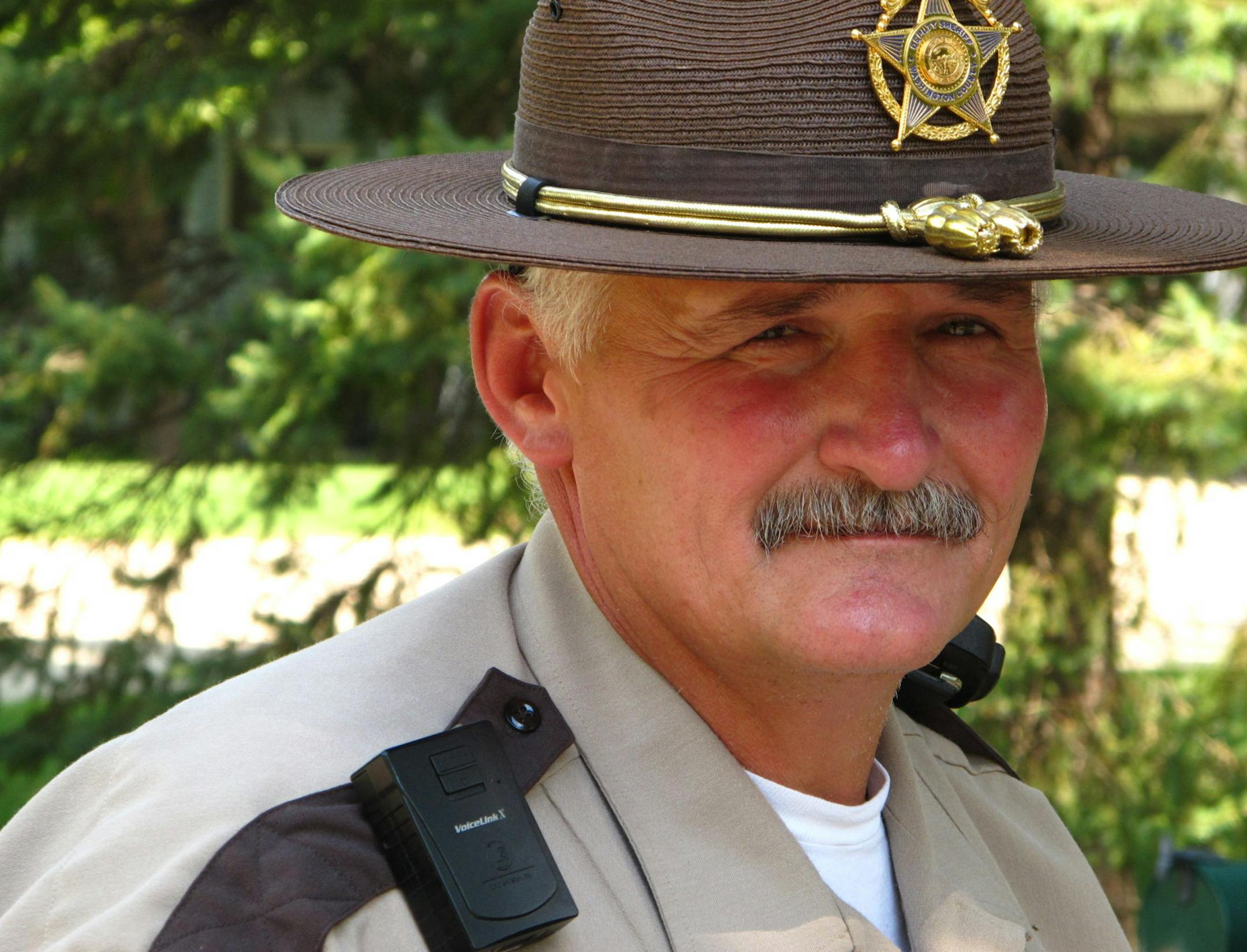 Sgt. Larry Osterman of the Washington County Sheriff's Office has taken charge of five deputies who patrol Newport. "We are the Newport Police Department," he said.