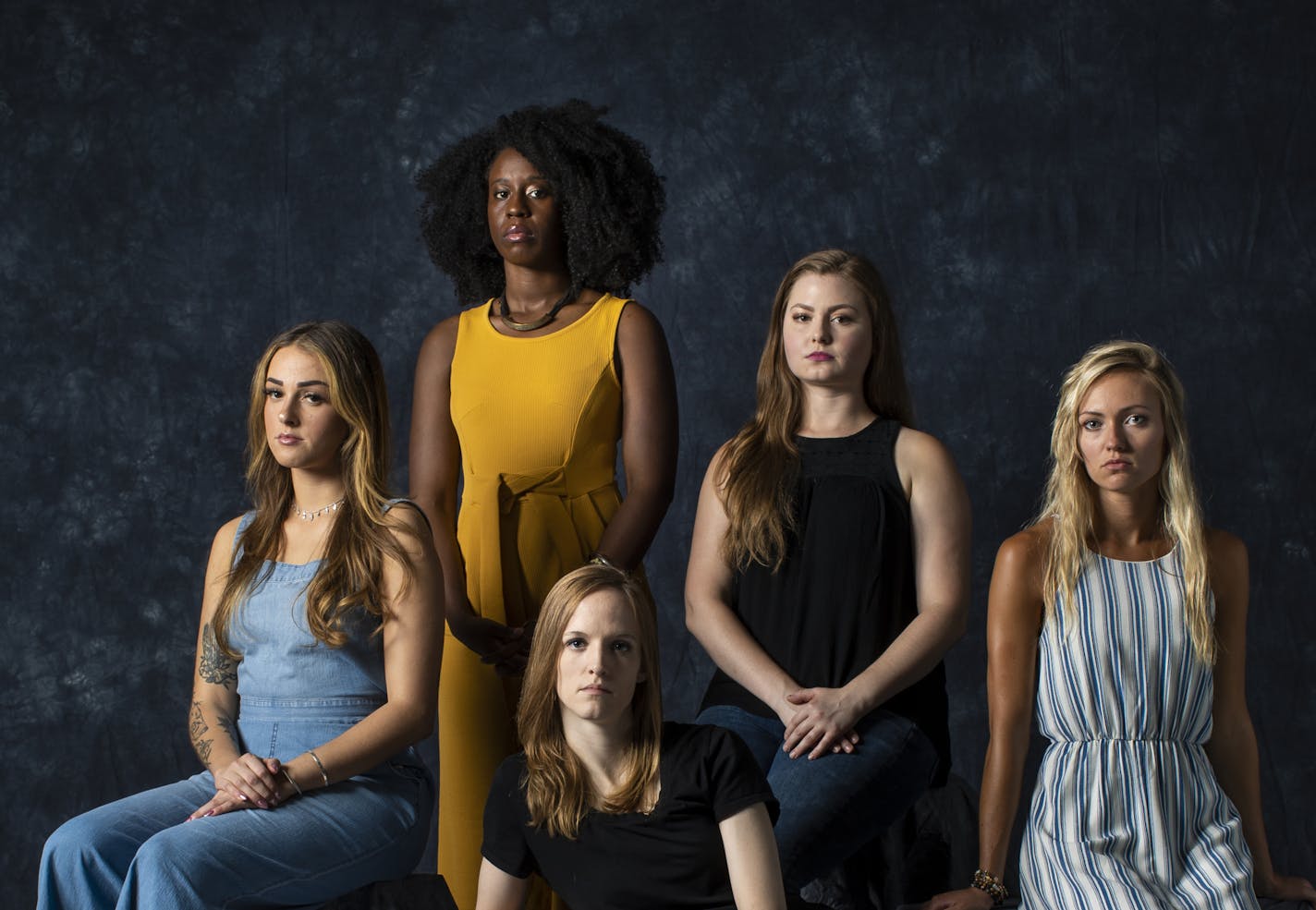 Women from the left Sarah Ortega, Florkime Payne, Melody Walton, Andrea Gram and Brooke Morath. ] RENEE JONES SCHNEIDER &#x2022; renee.jones@startribune.com