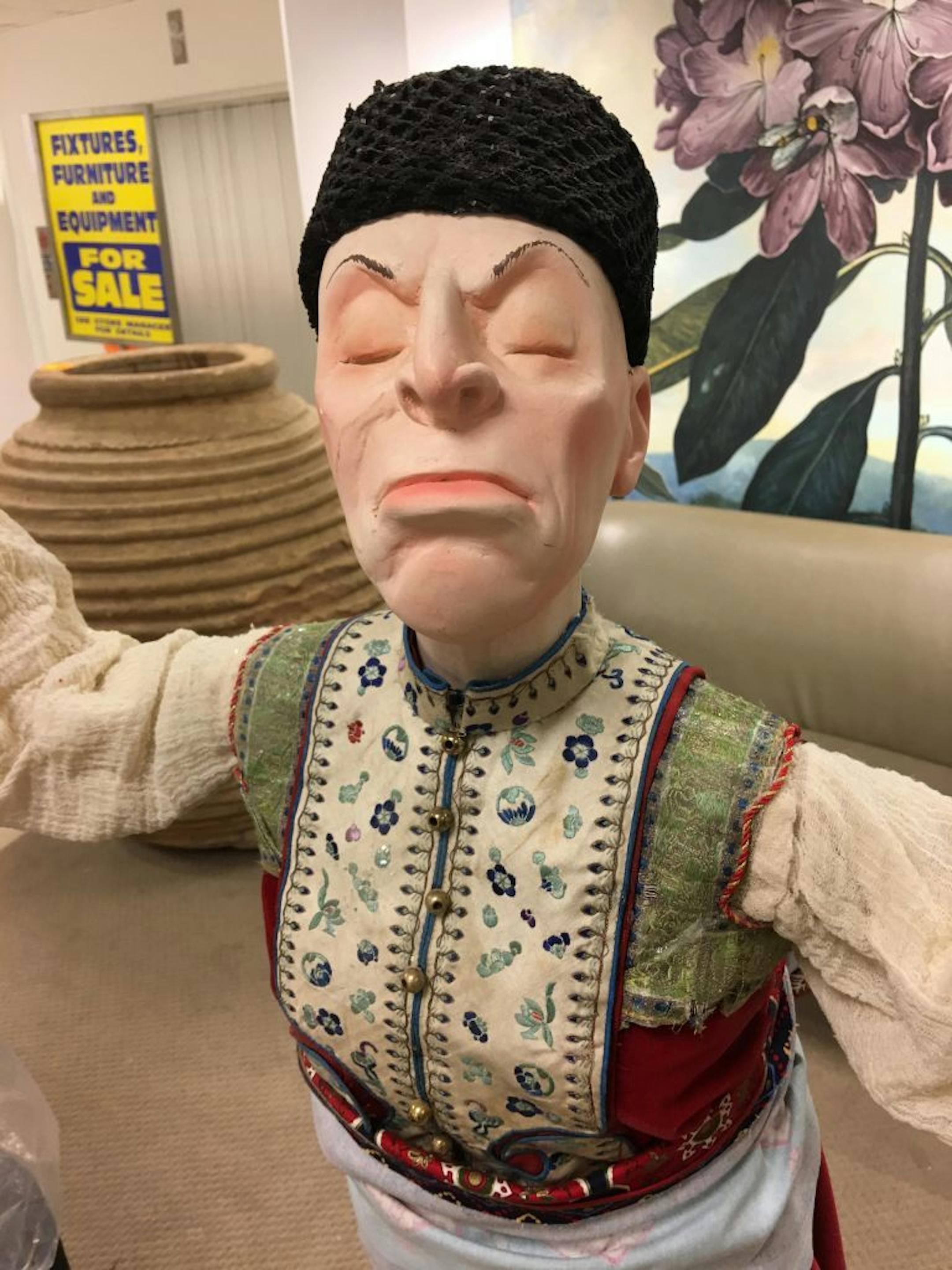 Macy�s is liquidating some of the many animatronic figures and props from decades of holiday shows. More than 20 figures are currently for sale for $200 to $1,500 each. Characters from Dickens Village (1960s), the Nutcracker (1973) Harry Potter (2000) and others were put out last week. Credit: John Ewoldt, STAR TRIBUNE 2/21/17