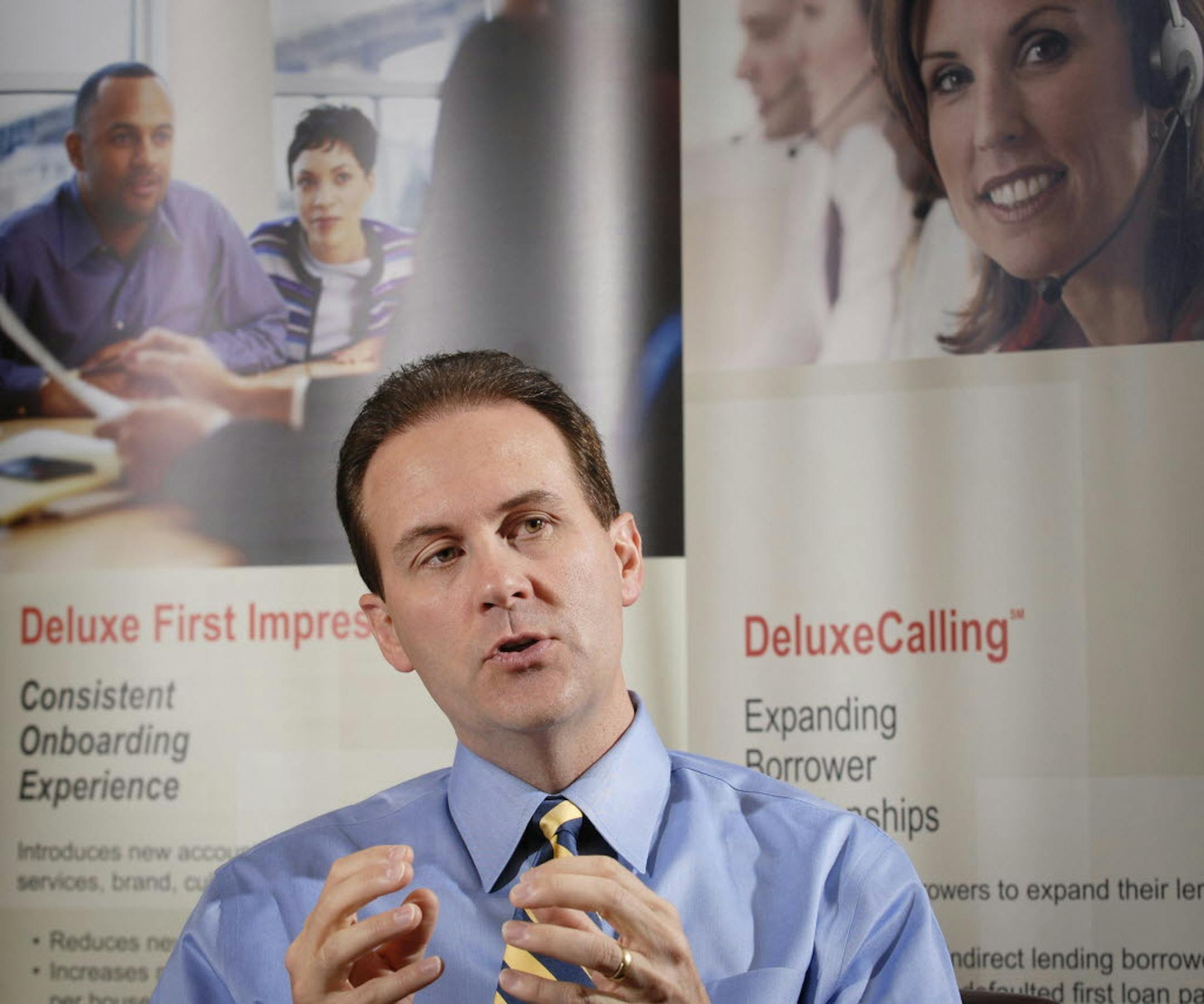 CEO Lee Schram of Deluxe Corp. (NEAL ST. ANTHONY/Star Tribune file photo)