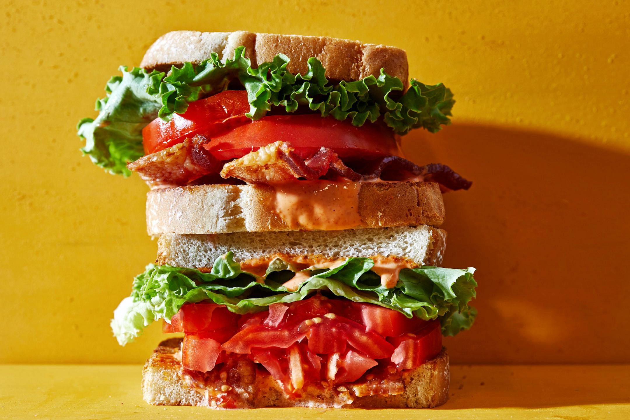 BLT With Sriracha Mayo.