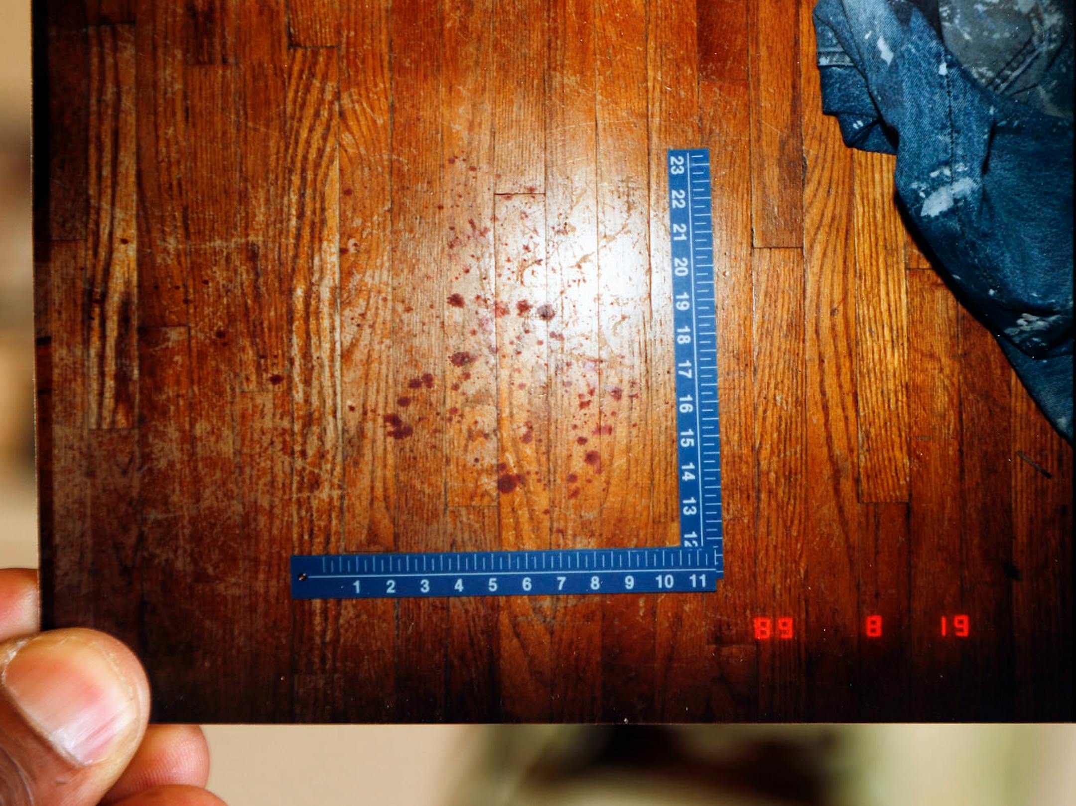 Photos taken at the murder scene in 1989 of Joseph Behrend Monday August 15, 2016 in Minneapolis, MN.