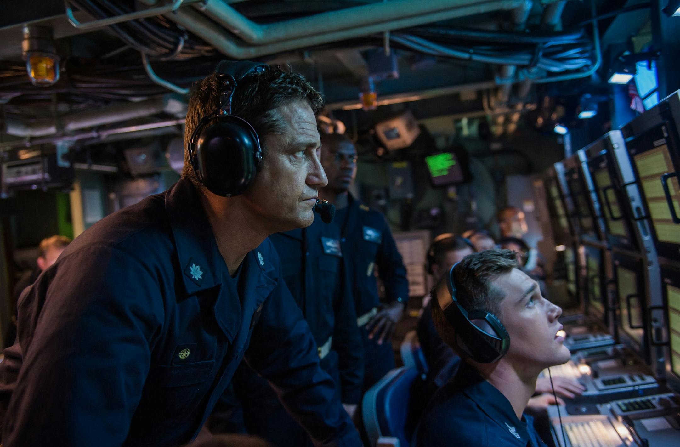 Gerard Butler stars as Captain Joe Glass in the film "Hunter Killer." (Jack English) ORG XMIT: 1243361
