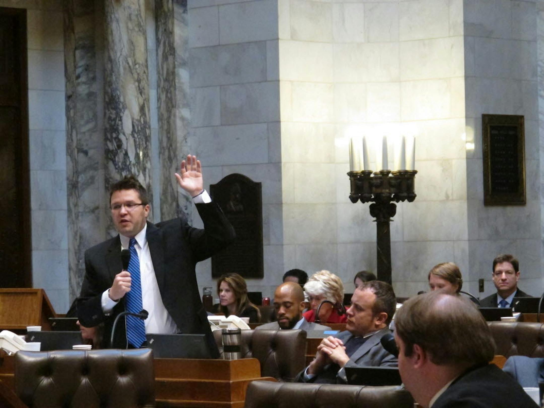 Wisconsin Assembly during Thursday's session.