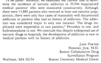 This image provided by the The New England Journal of Medicine shows a letter to the editor written by Dr. Jane Porter that was published in the Janua