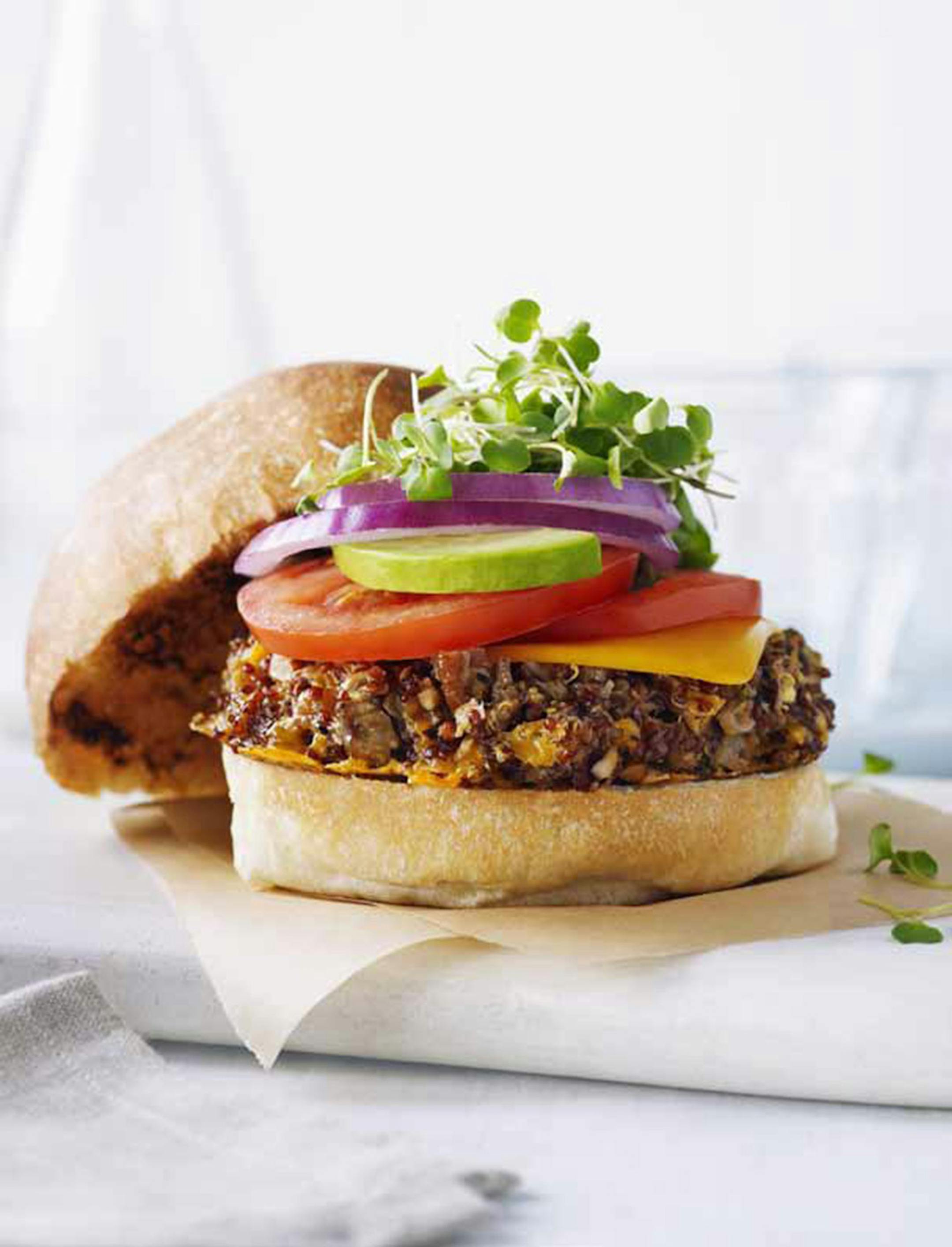 Images: ¬© Ryan Szulc Better Burger, from "Quinoa Revolution: Over 150 Healthy, Great-Tasting Recipes Under 500 Calories"