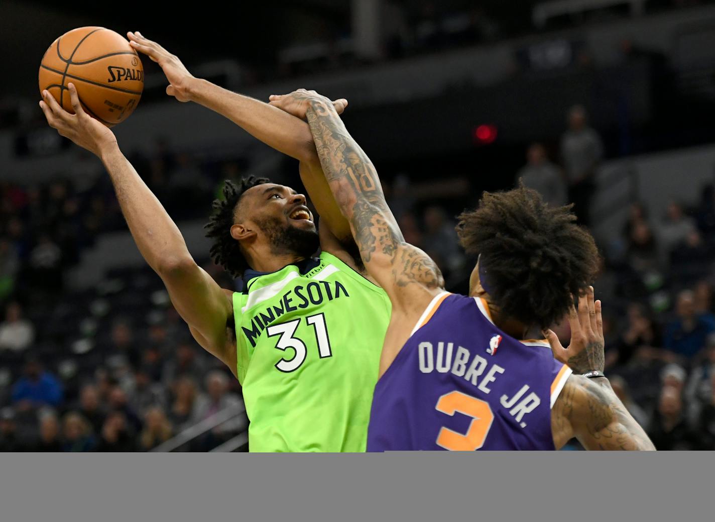 Forward Keita Bates-Diop (shown against Phoenix earlier this month).