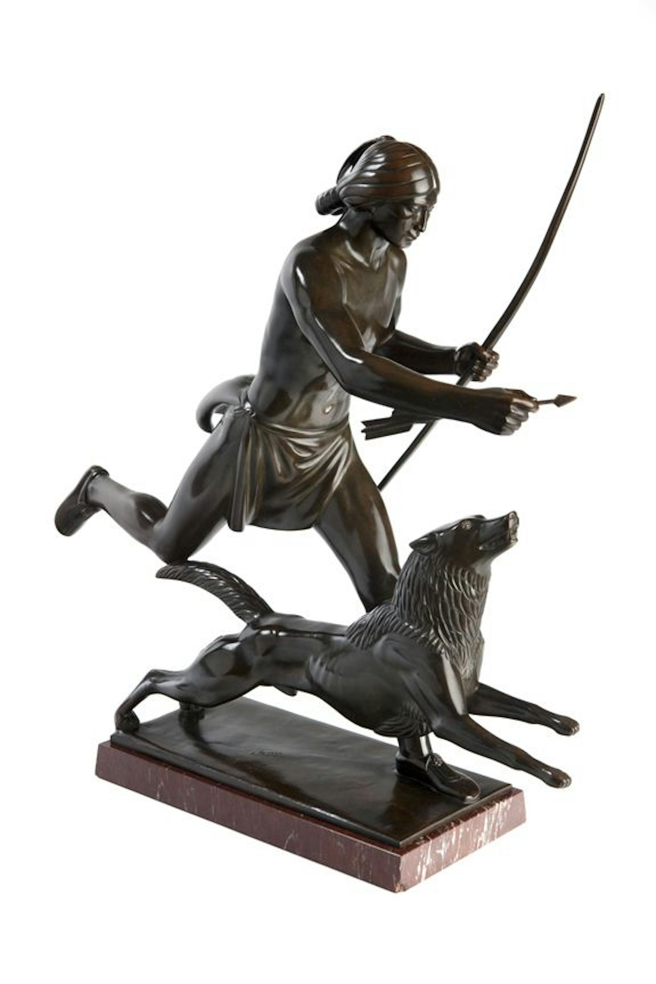 Paul Manship's "Indian Hunter and His Dog," 1926.