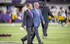 Brothers Mark Wilf, left, and Zygi Wilf have two big decisions to make for the franchise.