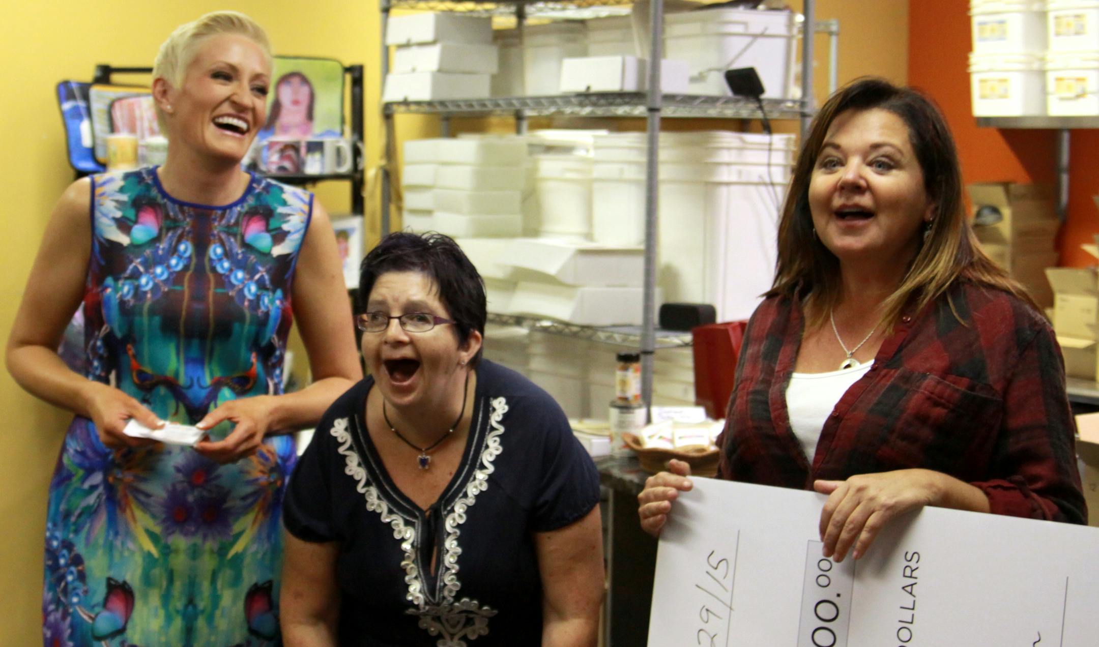 Amanda Brinkman of Deluxe, Lucy Johnson and Debb Masterson of Minnesota Nice Spice.