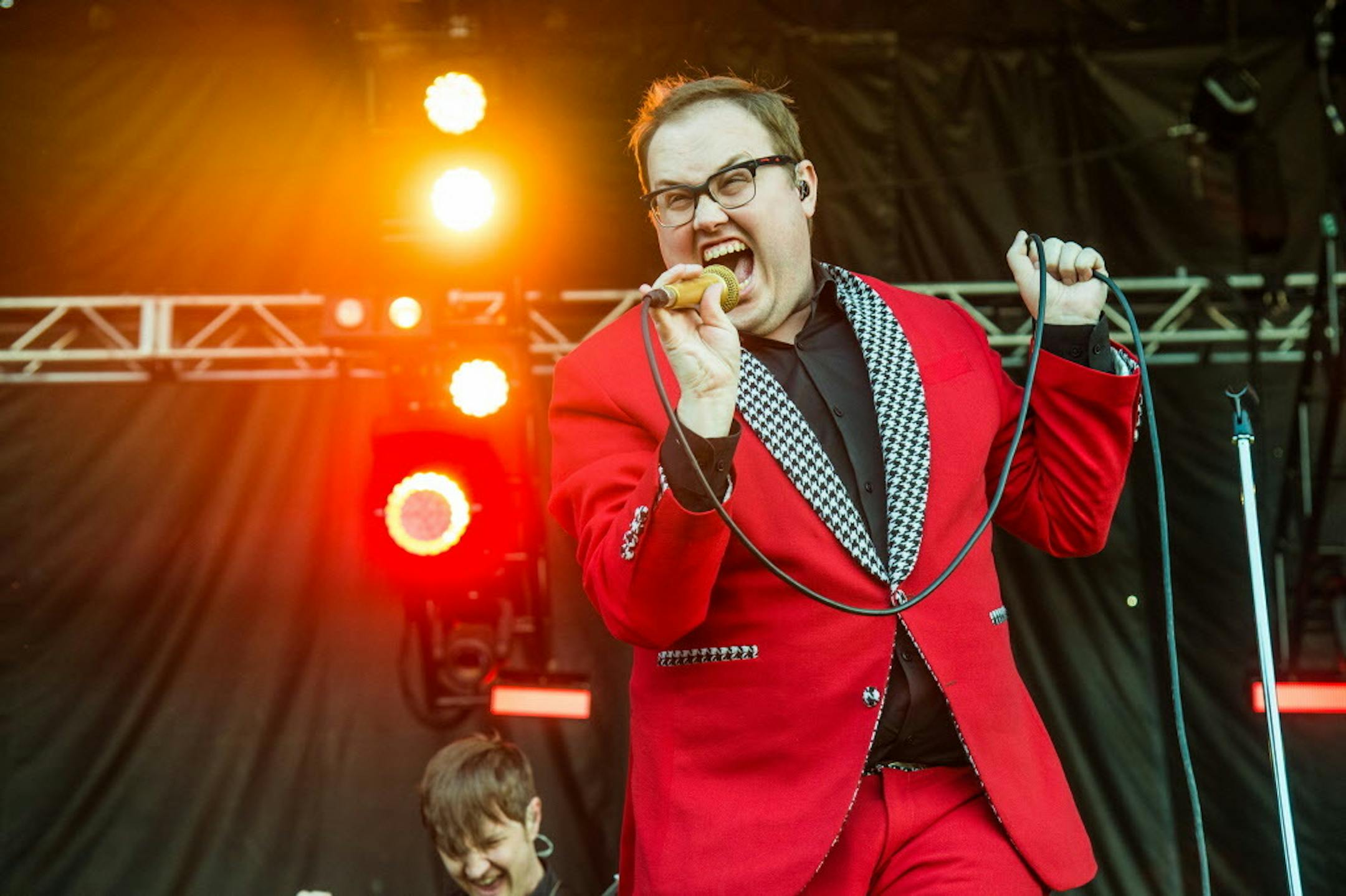 Paul Janeway of St. Paul and The Broken Bones performs at Austin City Limits Music Festival at Zilker Park on Sunday, Oct. 9, 2016, in Austin, Texas.