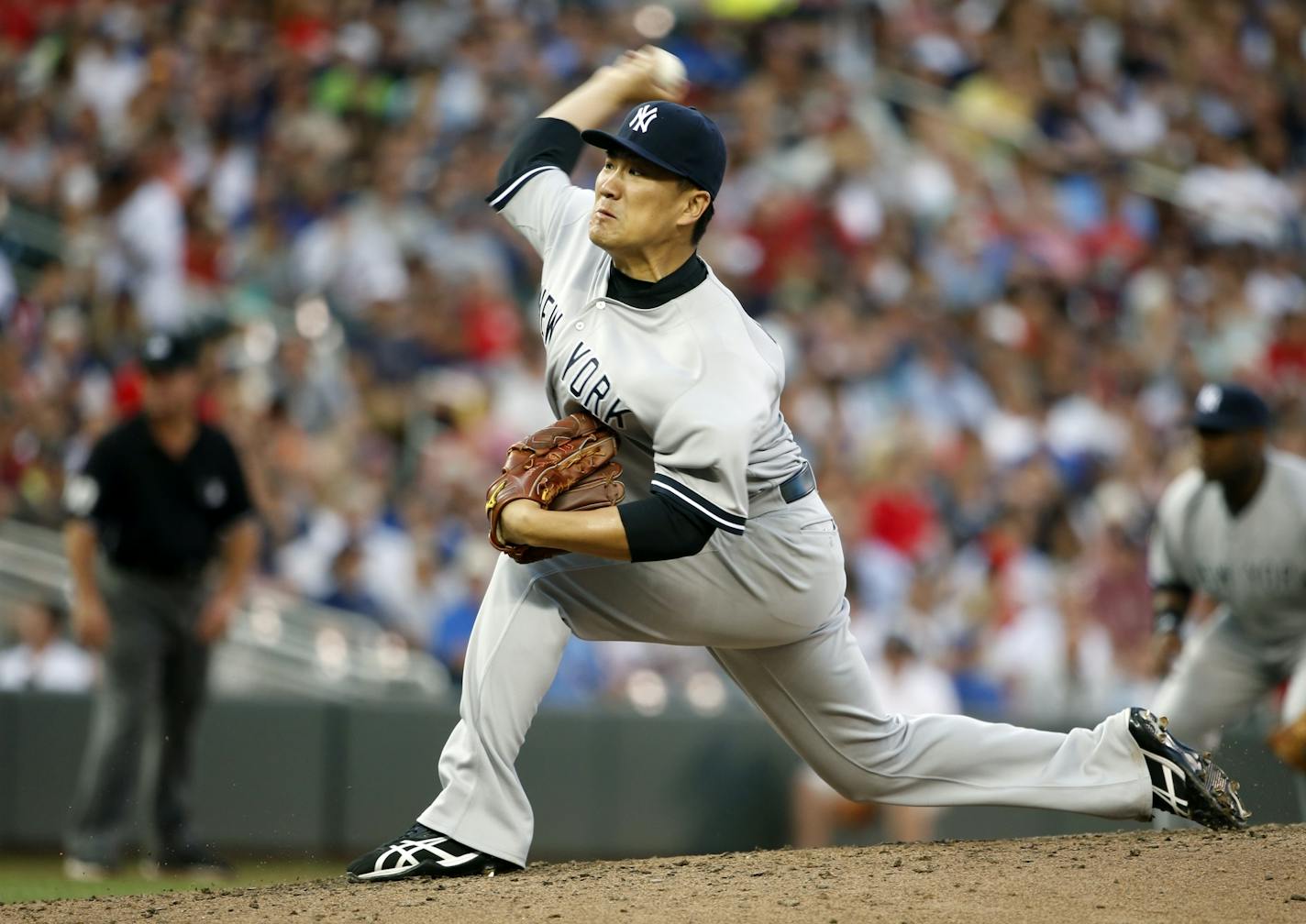 In the Twins game against the Yankees on July 3, 2014, Masahiro Tanaka was the starting pitcher.