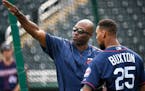 Buxton gets special batting practice session with Torii Hunter