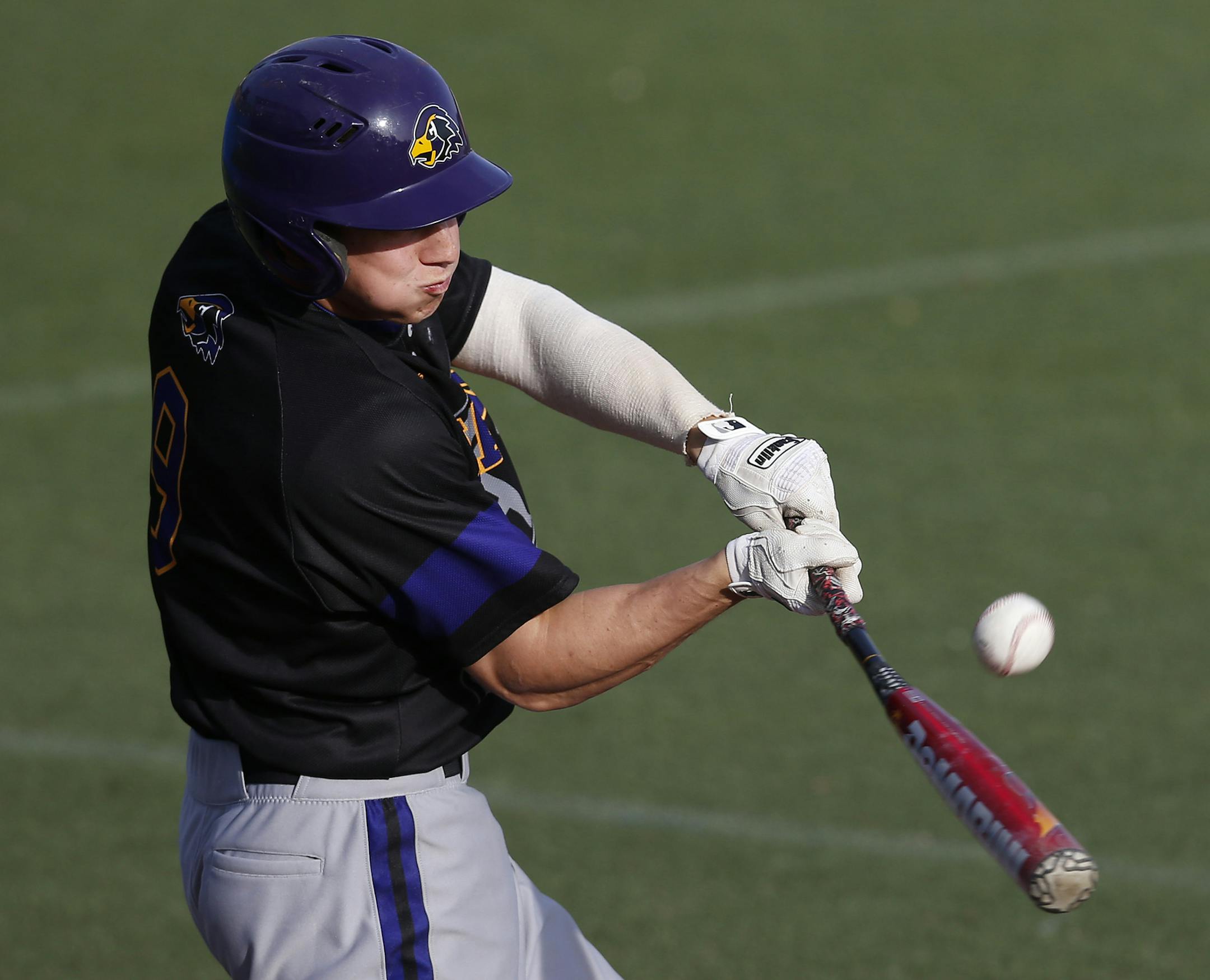 Justin Arnold was one of three returning starters for Chaska, unranked in the preseason. Now the Hawks are 17-3 going into competitive Section 2 play.