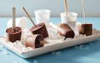 Cool off on a warm day with Chocolate Pudding Pops.