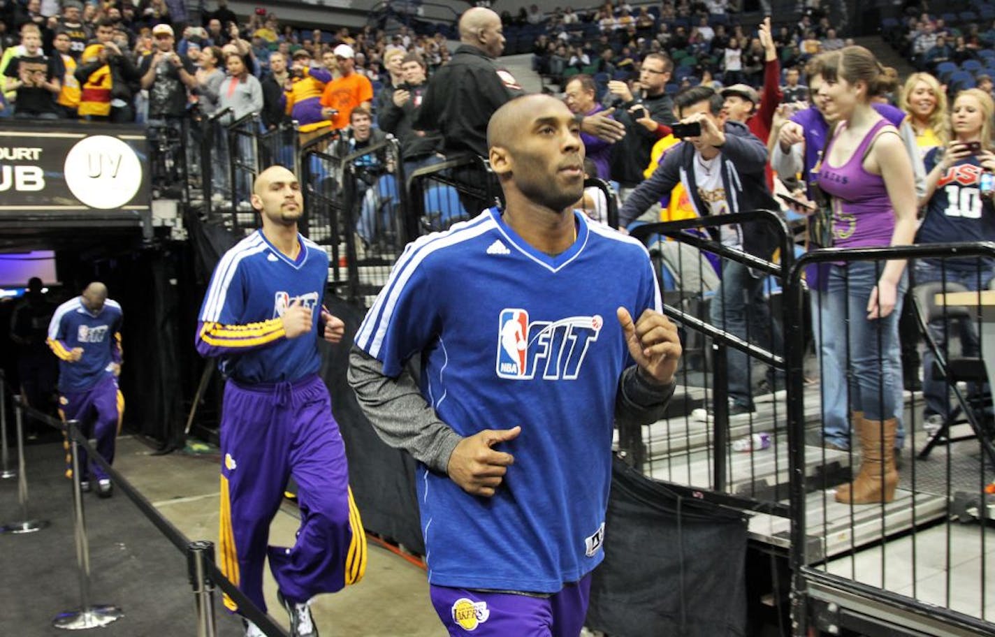 The Lakers are a popular draw at Target Center.