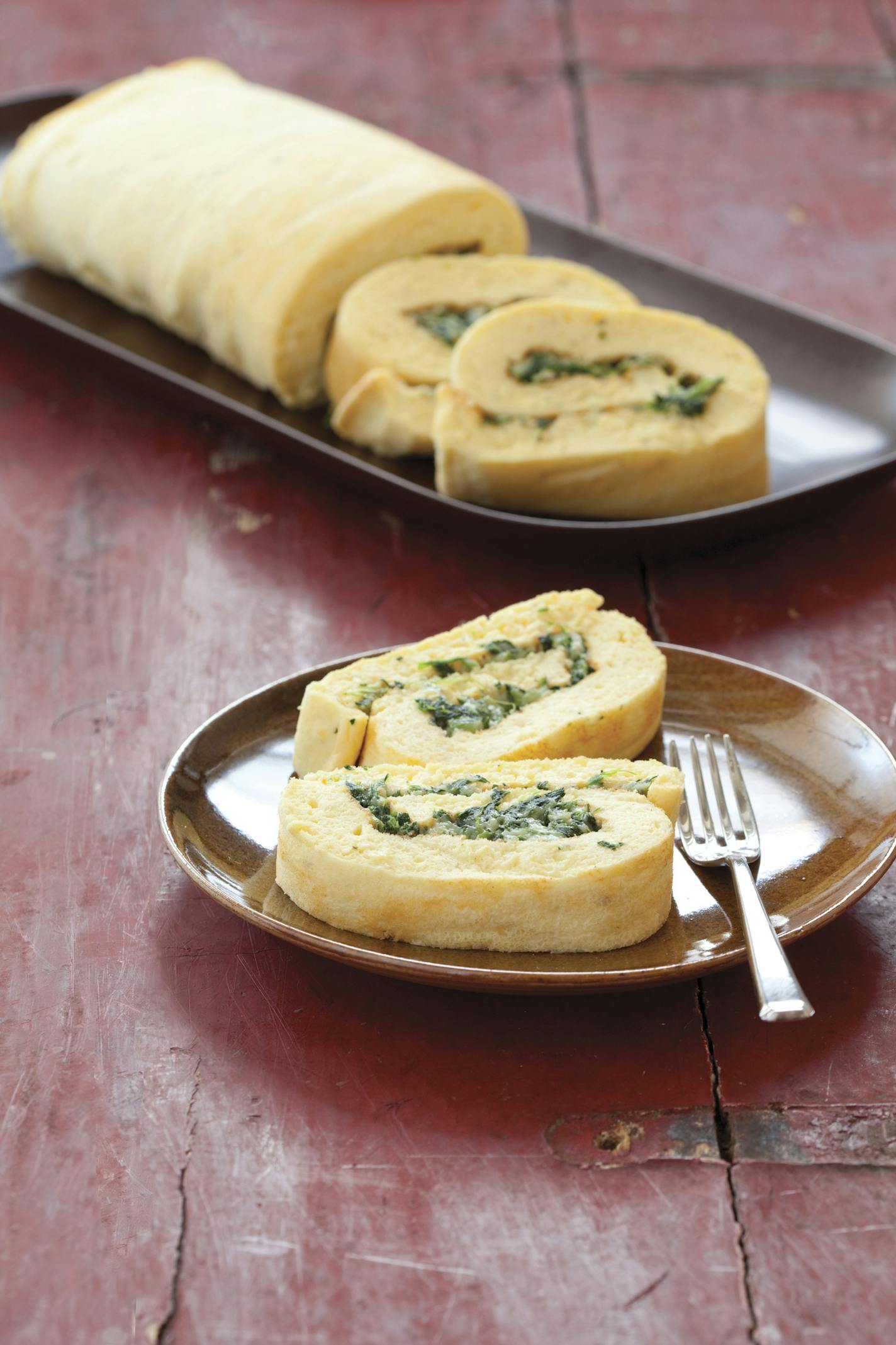 Egg Roulade With Spinach and Gruyère from "Cook's Illustrated All Time Best Brunch," by the editors of America's Test Kitchen.