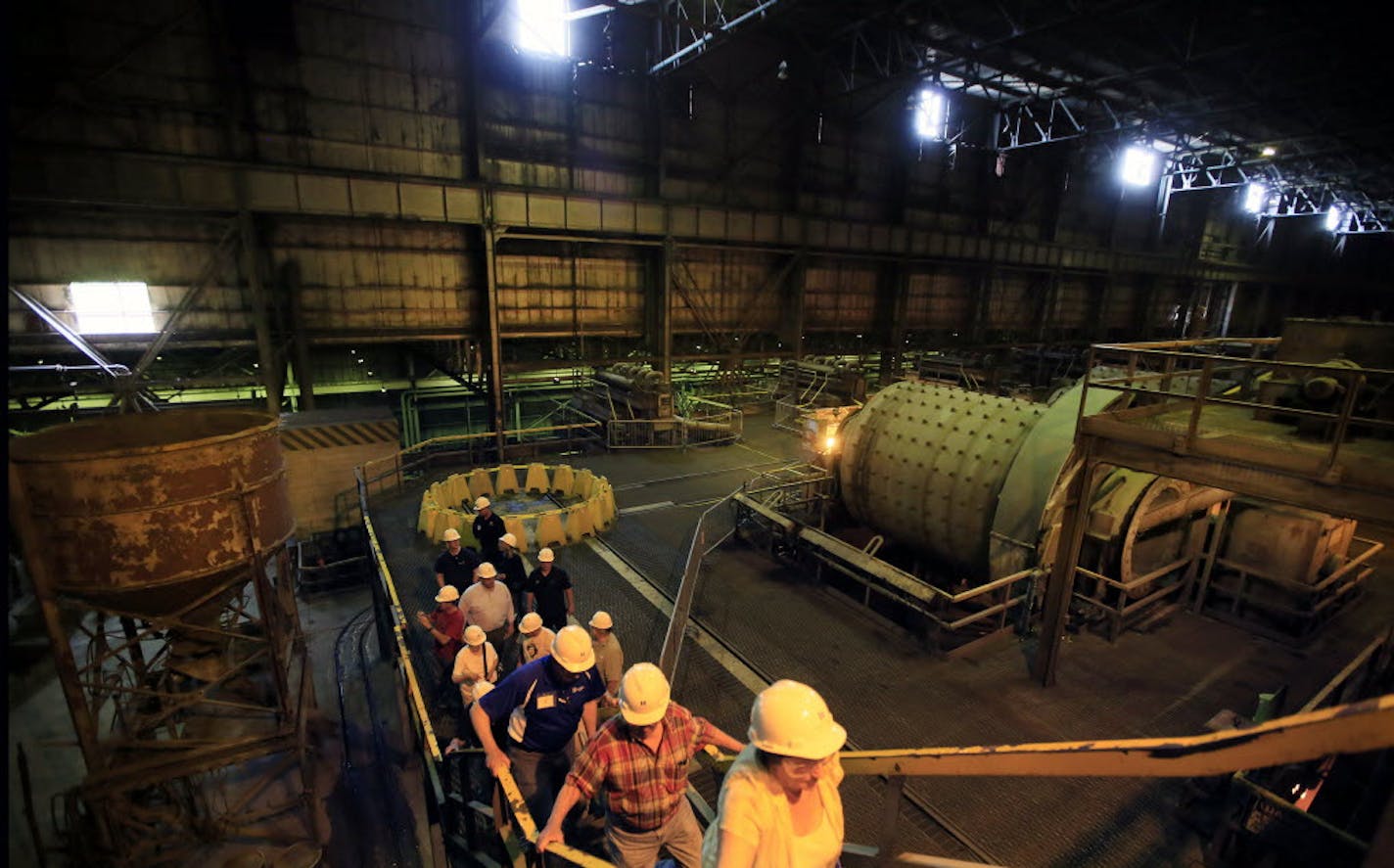 PolyMet Mining Cor. proposes to use the old LTV taconite facility to process copper-nickel ore.