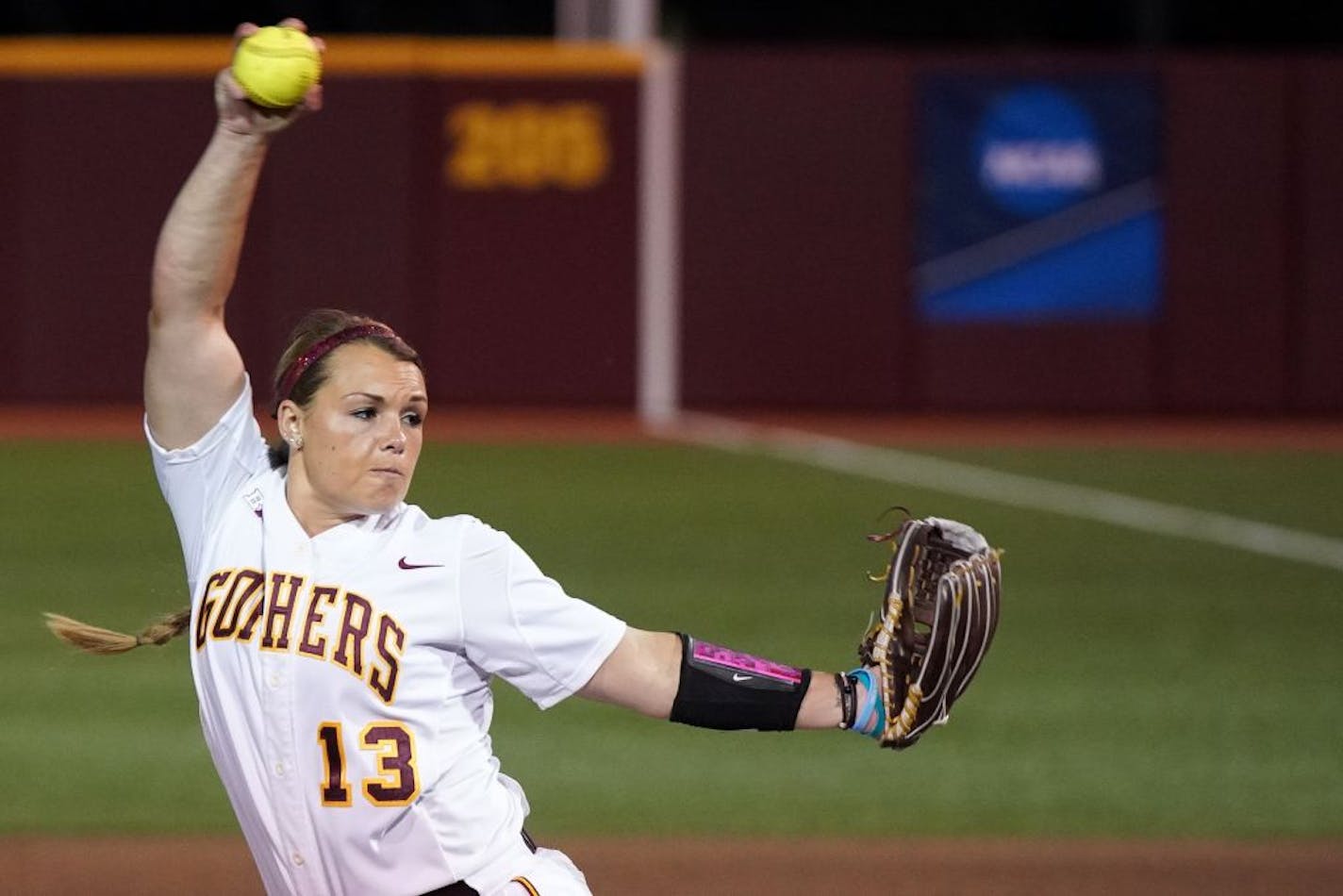 Pitcher Amber Fiser got the Gophers to the 2019 Women's College World Series and hoped to do it again until the college season was canceled.