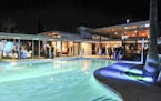 Modernism in Palm Springs - party at the Frank Snatra house