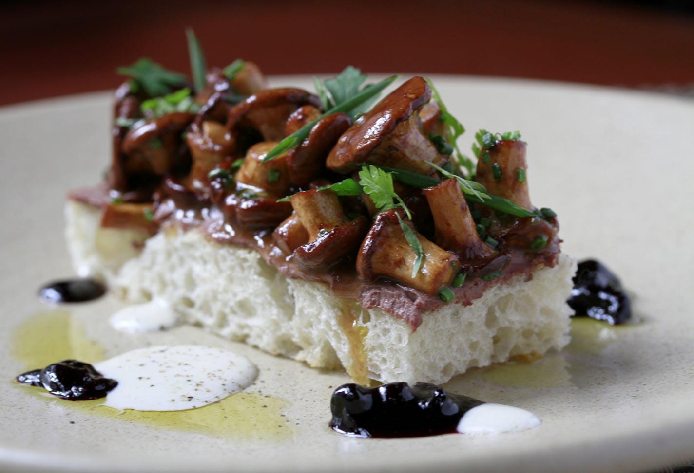 Chanterelle bruschetta