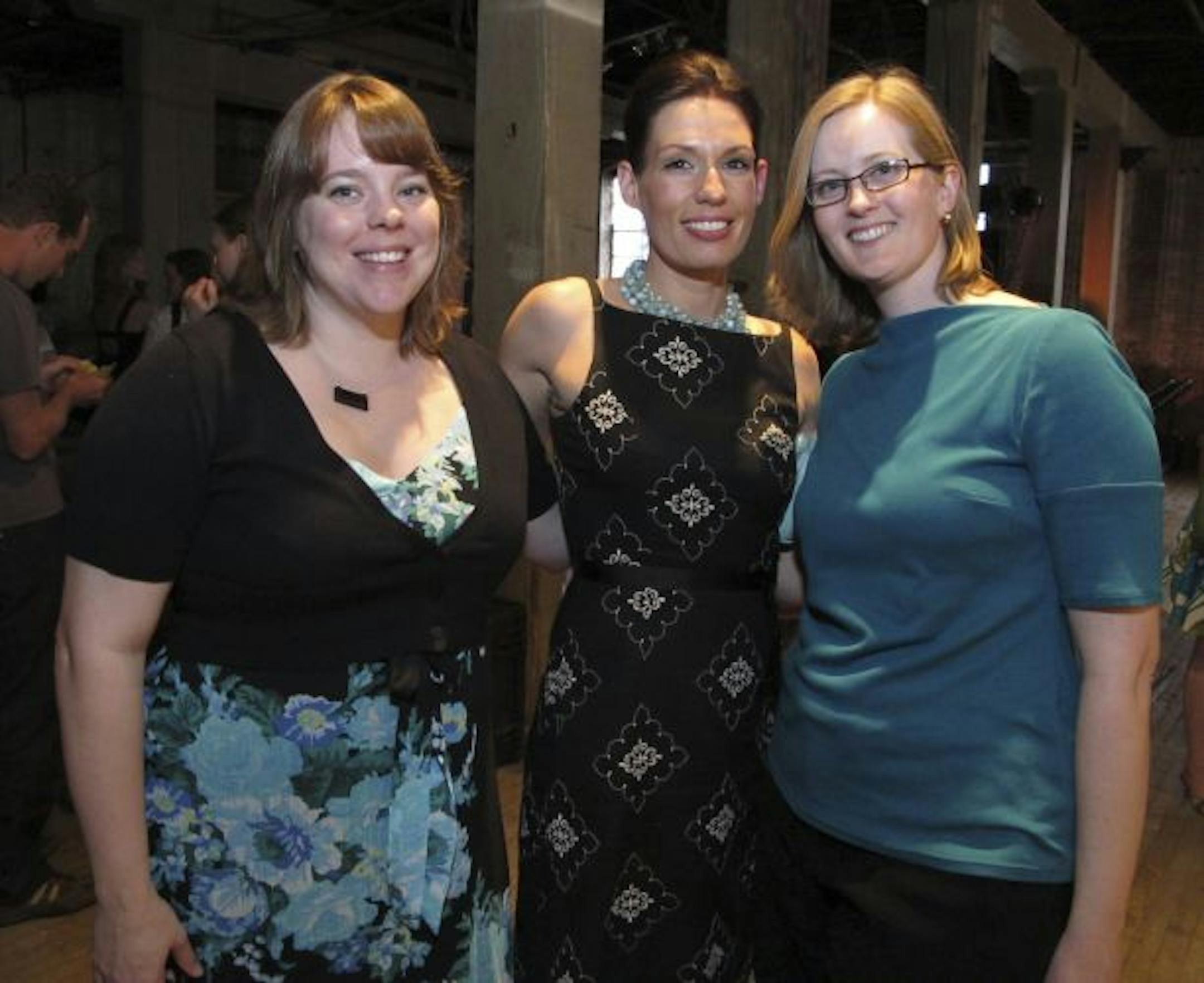 Sara Glassman, sglassman@startribune.com Preservation Alliance of Minnesota's (Anti) Wrecking Ball at the Soap Factory in Minneapolis. Carrie Andersen, Tammy Lindberg and Elizabeth Gales.