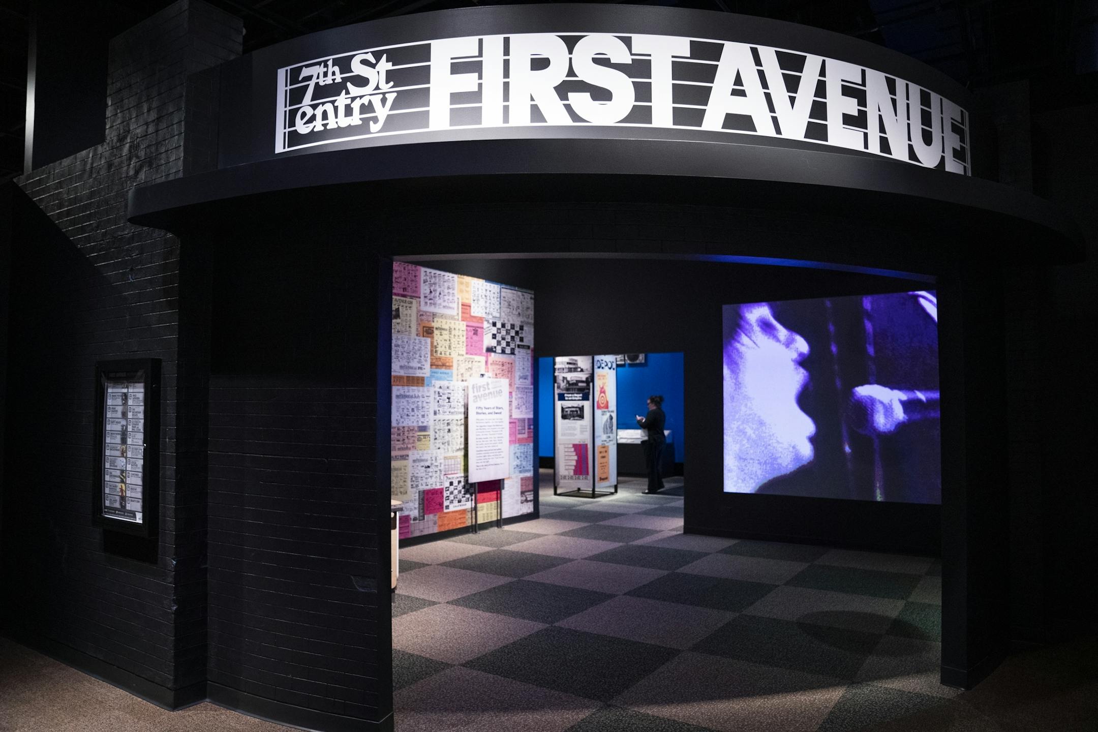 The entrance to the exhibit.