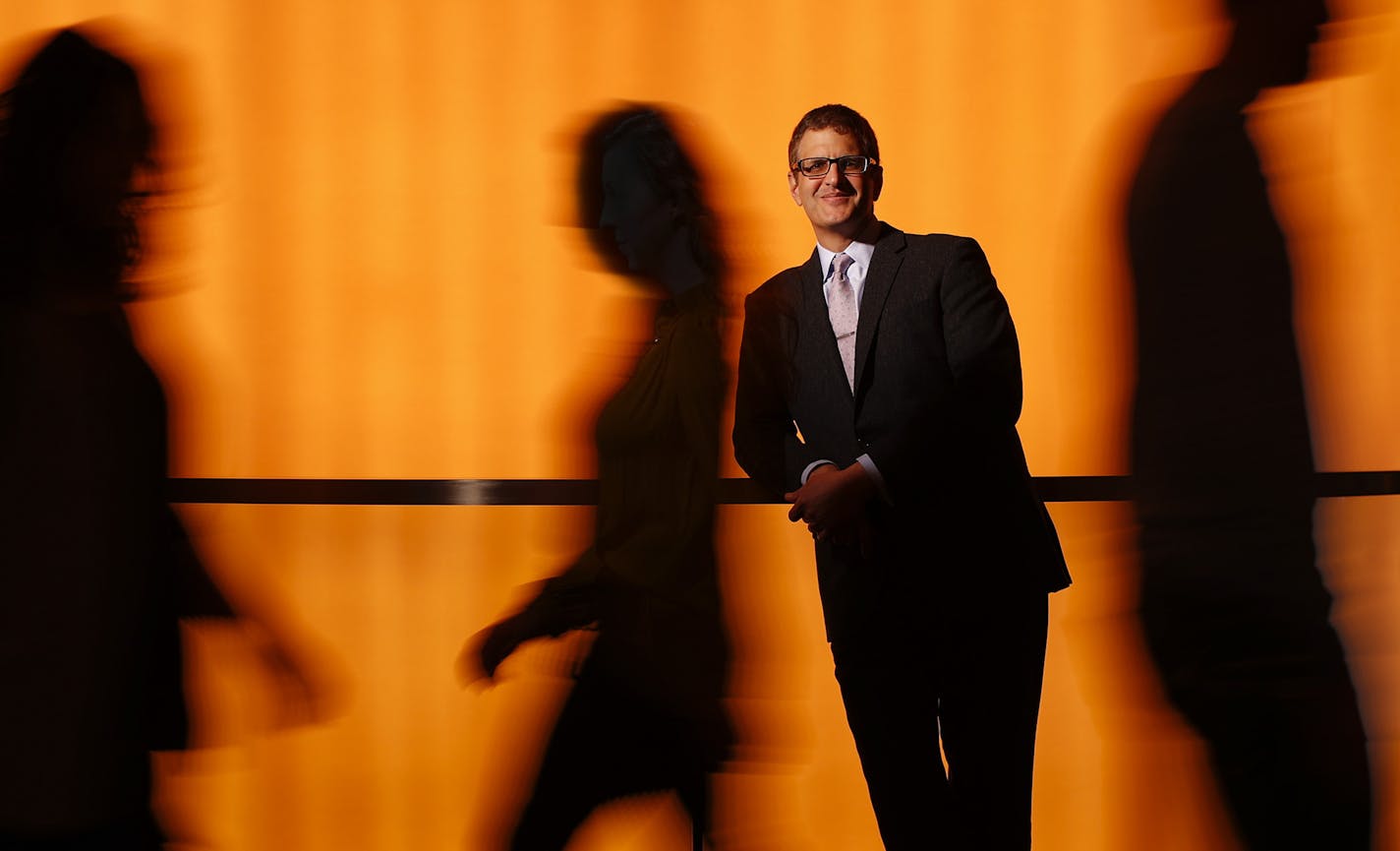 Guthrie Theater artistic director Joe Haj. ] JEFF WHEELER &#xef; jeff.wheeler@startribune.com A year-and-a-half after taking the helm at the Guthrie, artistic director Joe Haj has brought new energy and light to the building, exciting its staff and board alike. Joe Haj was photographed Tuesday afternoon, February 28, 2017 at the Guthrie Theater.