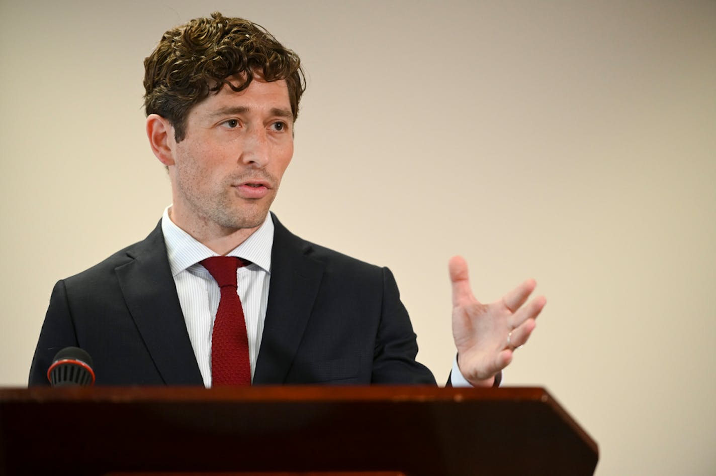 Minneapolis Mayor Jacob Frey's budget address was unlike those of recent years, providing only a high-level overview, while the specifics are expected by the end of September.