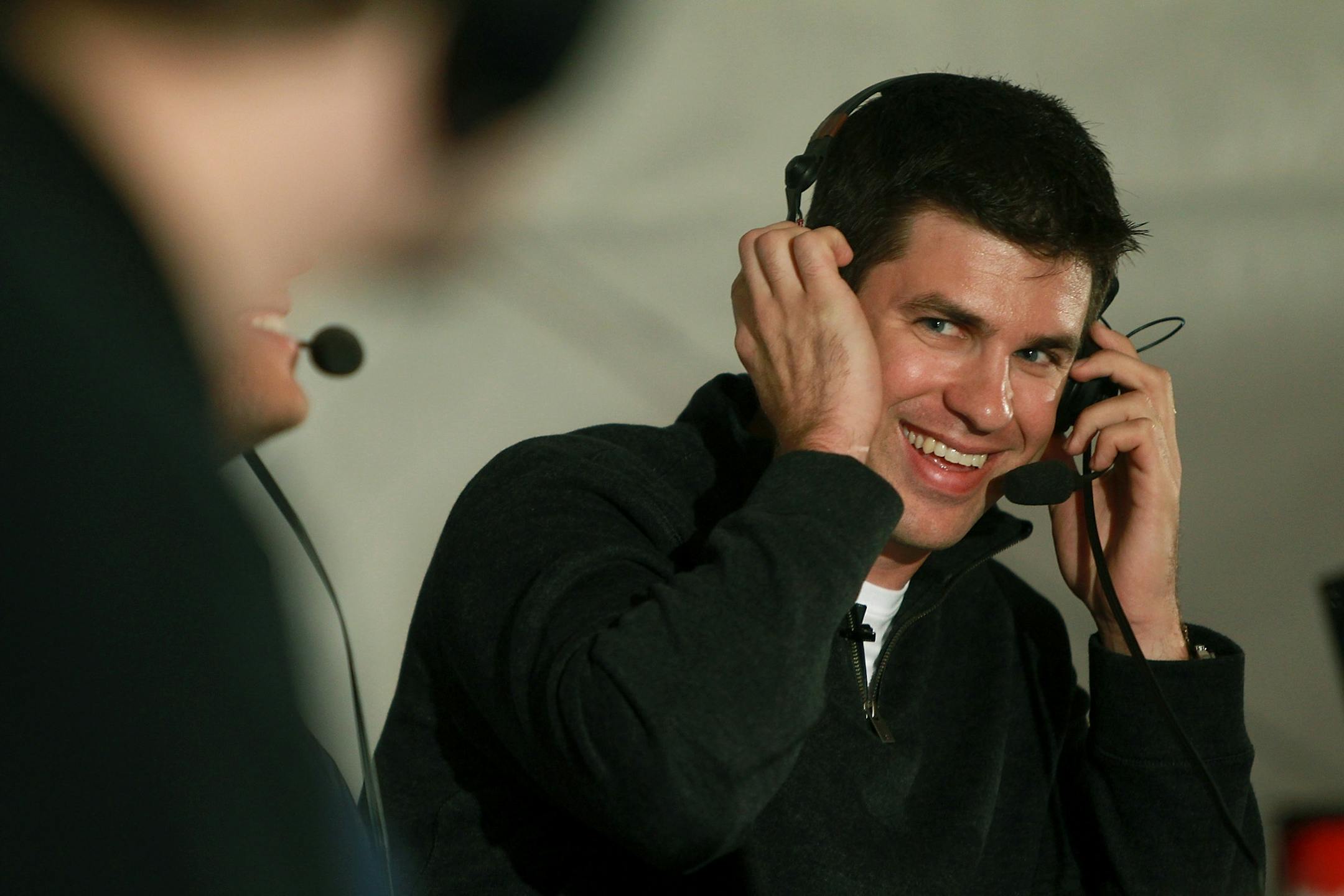 Joe Mauer looked fit and refreshed as he took part in a remote radio interview for 1500ESPN at Maynard's in Excelsior on Thursday.
