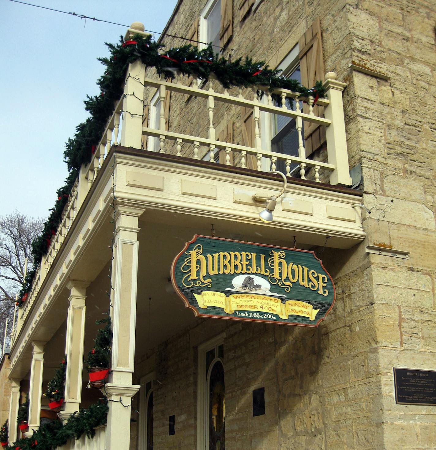 Hubbell House restaurant