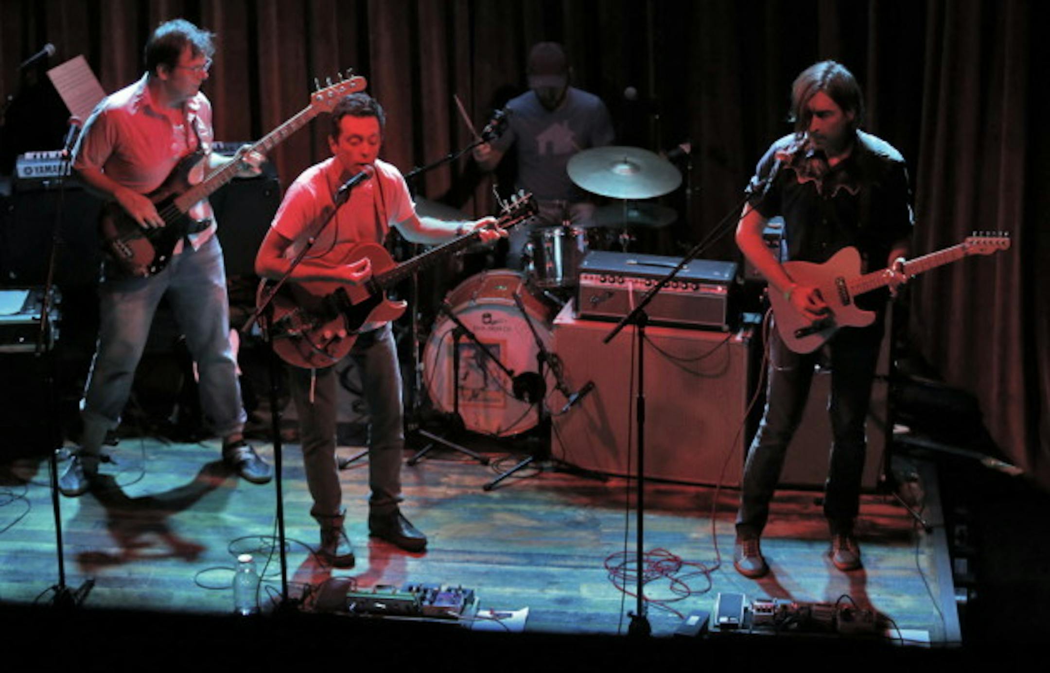 The Cloak Ox will make their headlining debut at First Avenue for the March 6 Are You Local? showcase, though the members certainly have played it before with their other bands. From left: Mark Erickson, Andrew Broder, Martin Dosh and Jeremy Ylvisaker. / Star Tribune file