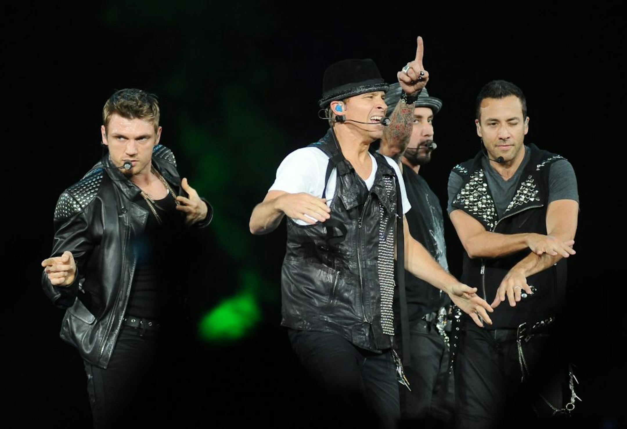 From left, Nick Carter, Brian Littrell, A.J. McClean and Howie Dorough of the Backstreet Boys performed last summer in Minneapolis.