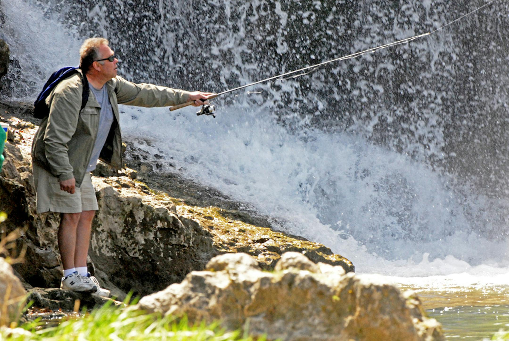 Fishing on the Root River.