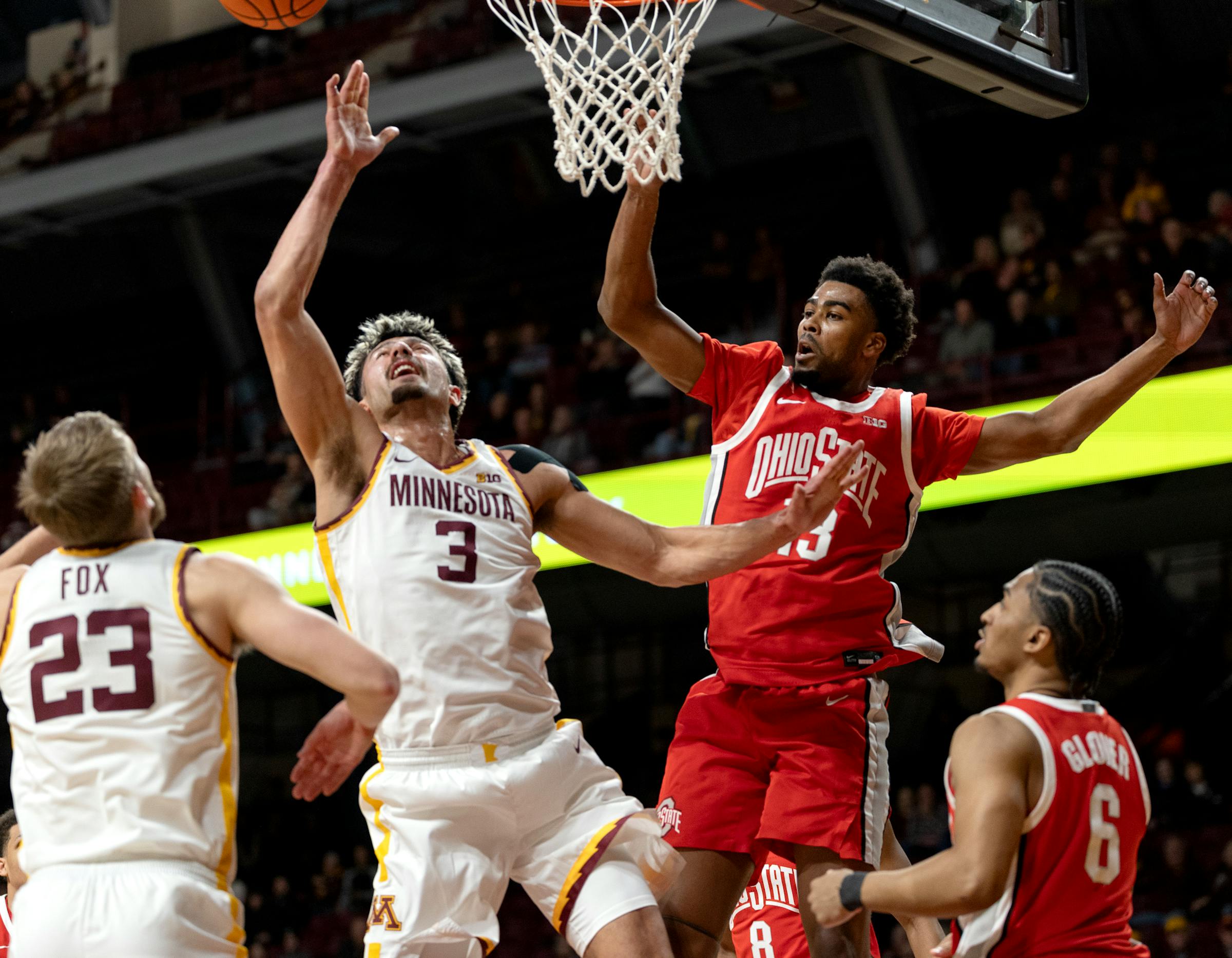 Gophers men’s basketball loses to Ohio State 89-88 in double overtime