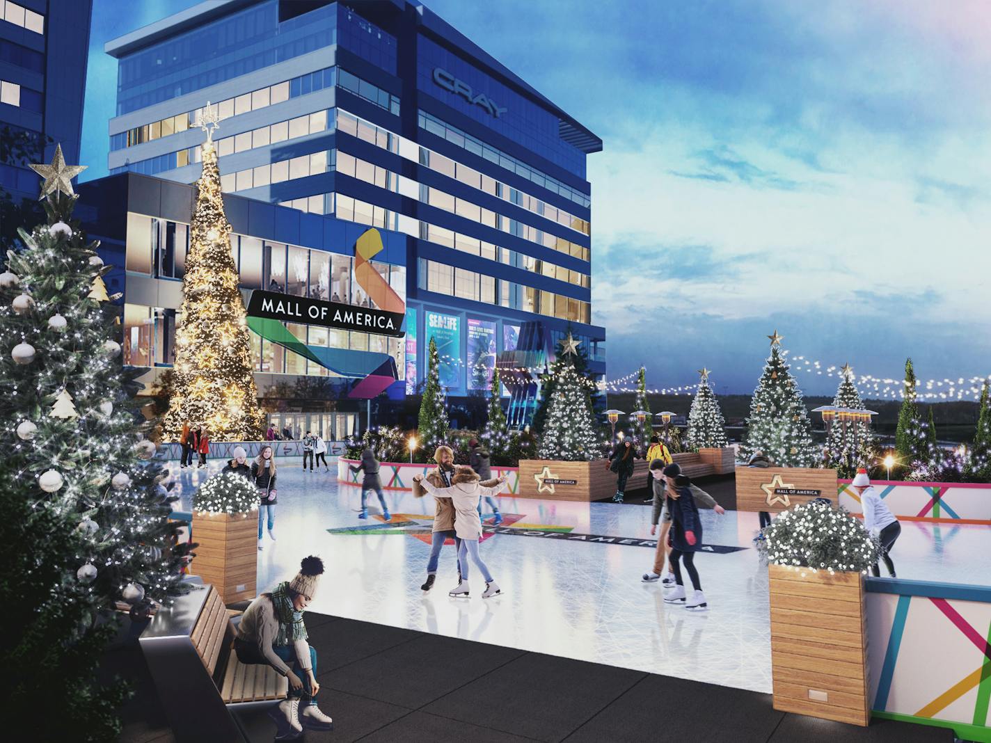 Another rendering of the MOA ice rink.