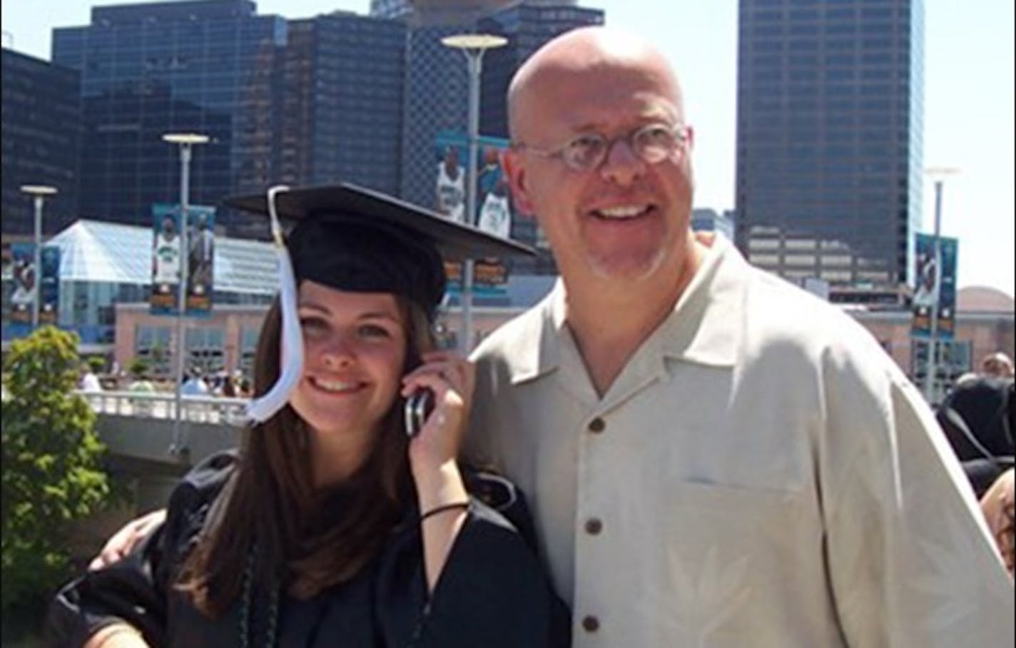 After Katie Pivec graduated from college, she became a lawyer, and later started teaching, like her dad Jay Pivec.