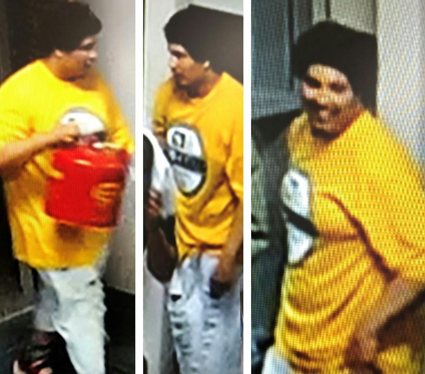 The U.S. Bureau of Alcohol, Tobacco, Firearms and Explosives released several photos of people suspected of setting fires.