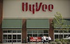 The exterior of the new Hy-Vee grocery store in Cottage Grove Monday afternoon.