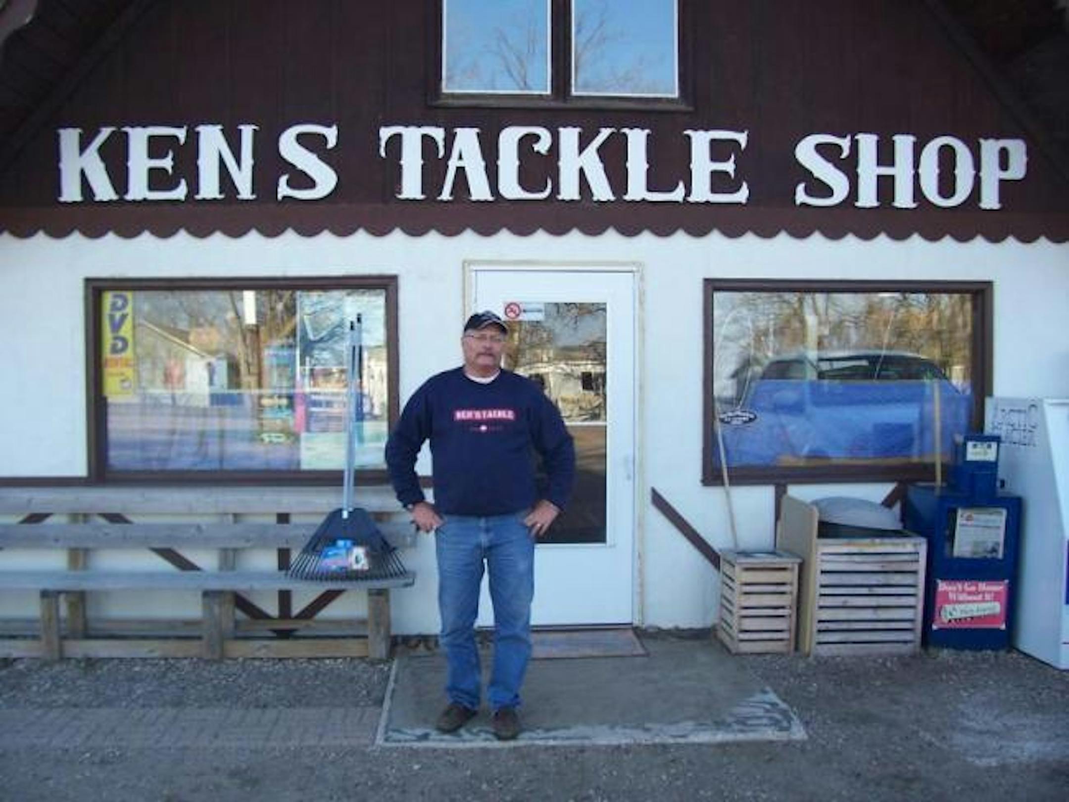 Gary Peterson, owner of Ken's Tackle, Battle Lake, MN on Otter Tail Lake