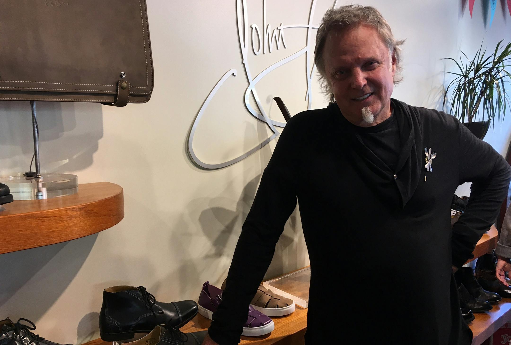 Vancouver-based shoe designer John Fleuvog has a namesake store at Lagoon and Hennepin in Uptown.
