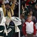 Wild goaltender Darcy Kuemper was pressed into duty at the last minute, but settled down and celebrated at the end of the game when Minnesota hung on 