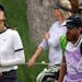 Michelle Wie was playing in her first event in two months and frequently iced her injured right wrist. "It was a little foolish to think that I would 