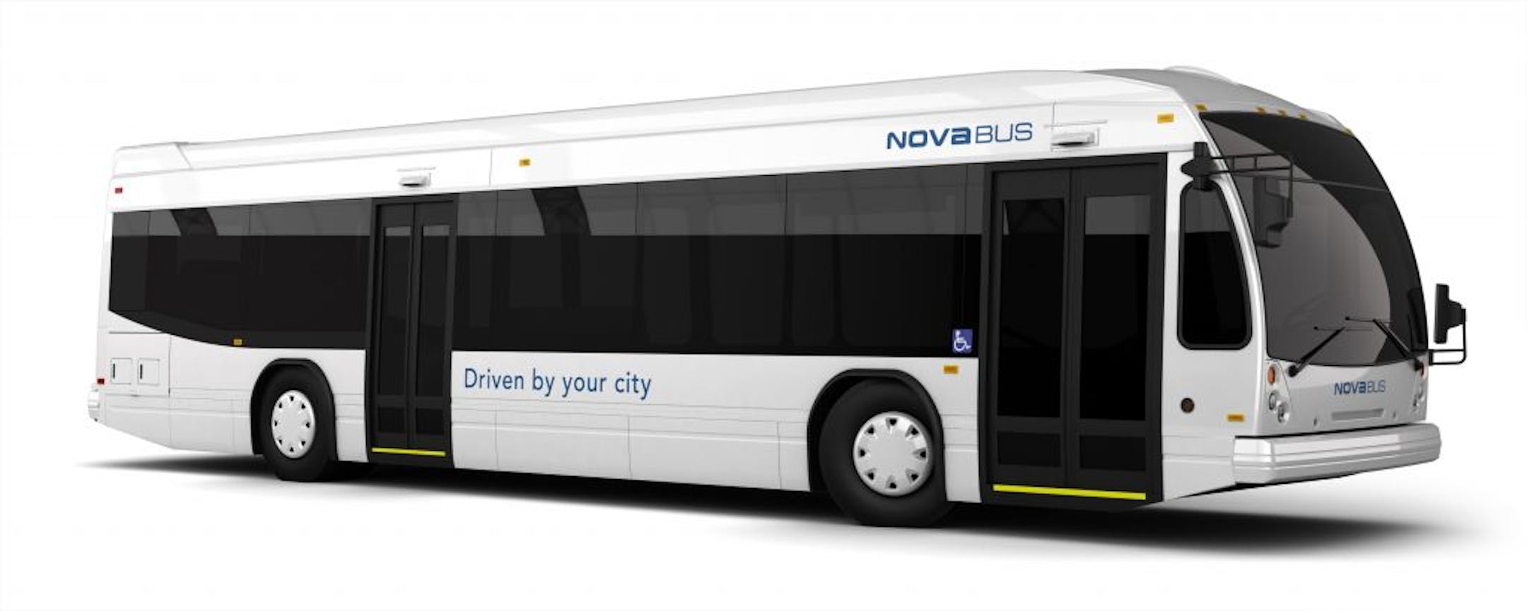 Abundant windows and a sleek design are key features of buses chosen by Dakota County to for the bus rapid transit system on Cedar Avenue.