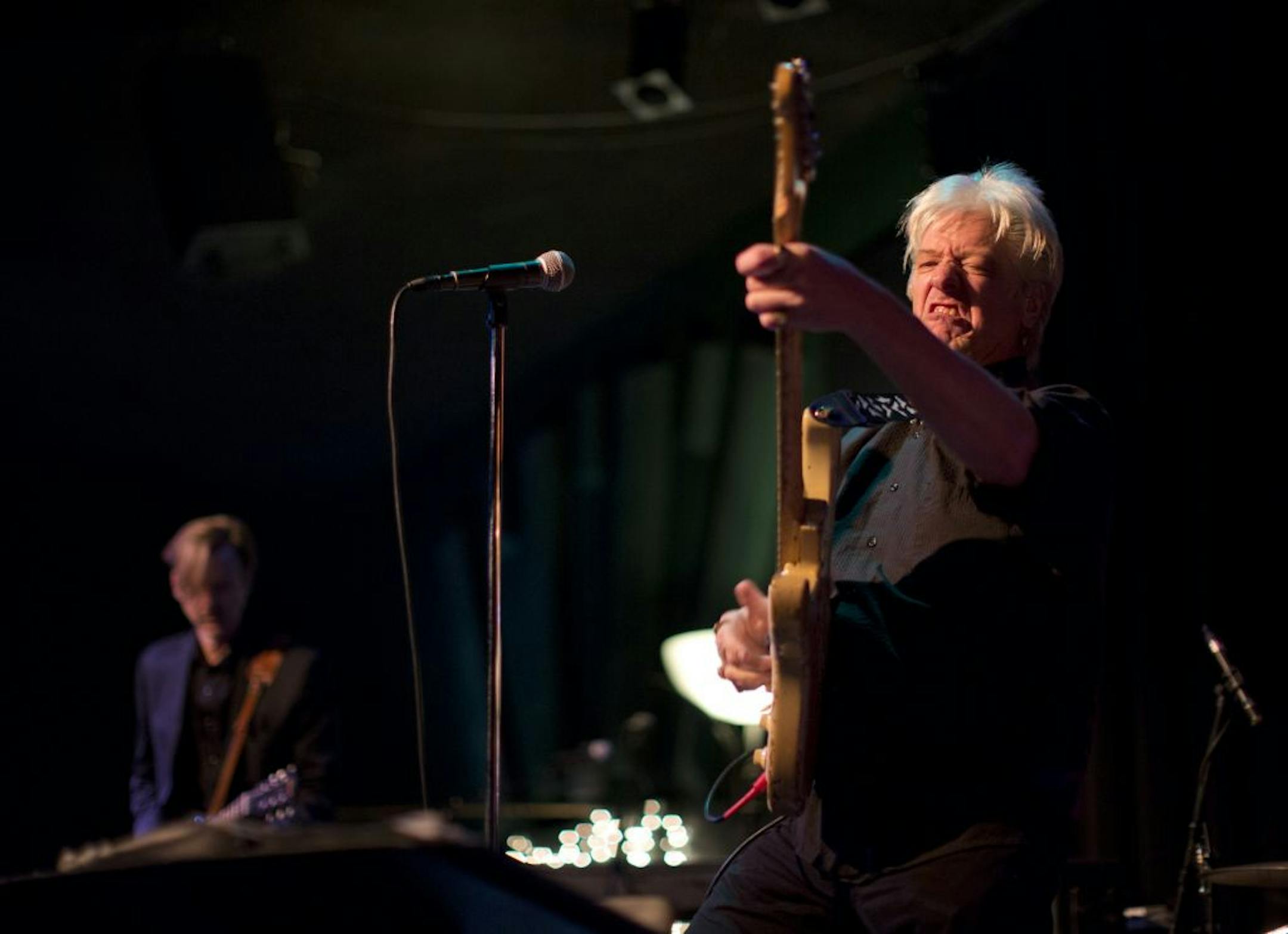 An all-star lineup of local musicians performed Sunday night, June 17, 2012 at the Cedar Cultural Center in Minneapolis, Minn. in a benefit for the Karl Fund, in memory of Soul Asylum bassist Karl Mueller. Curtis A and Dark Click got things going at the Kill Kancer show Sunday night at the Cedar Cultural Center.