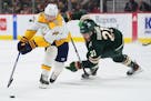 Gustav Nyquist has been on a tear for Nashville this season after joining the Wild at the trade deadline in 2023. The winger has 49 points and is ridi